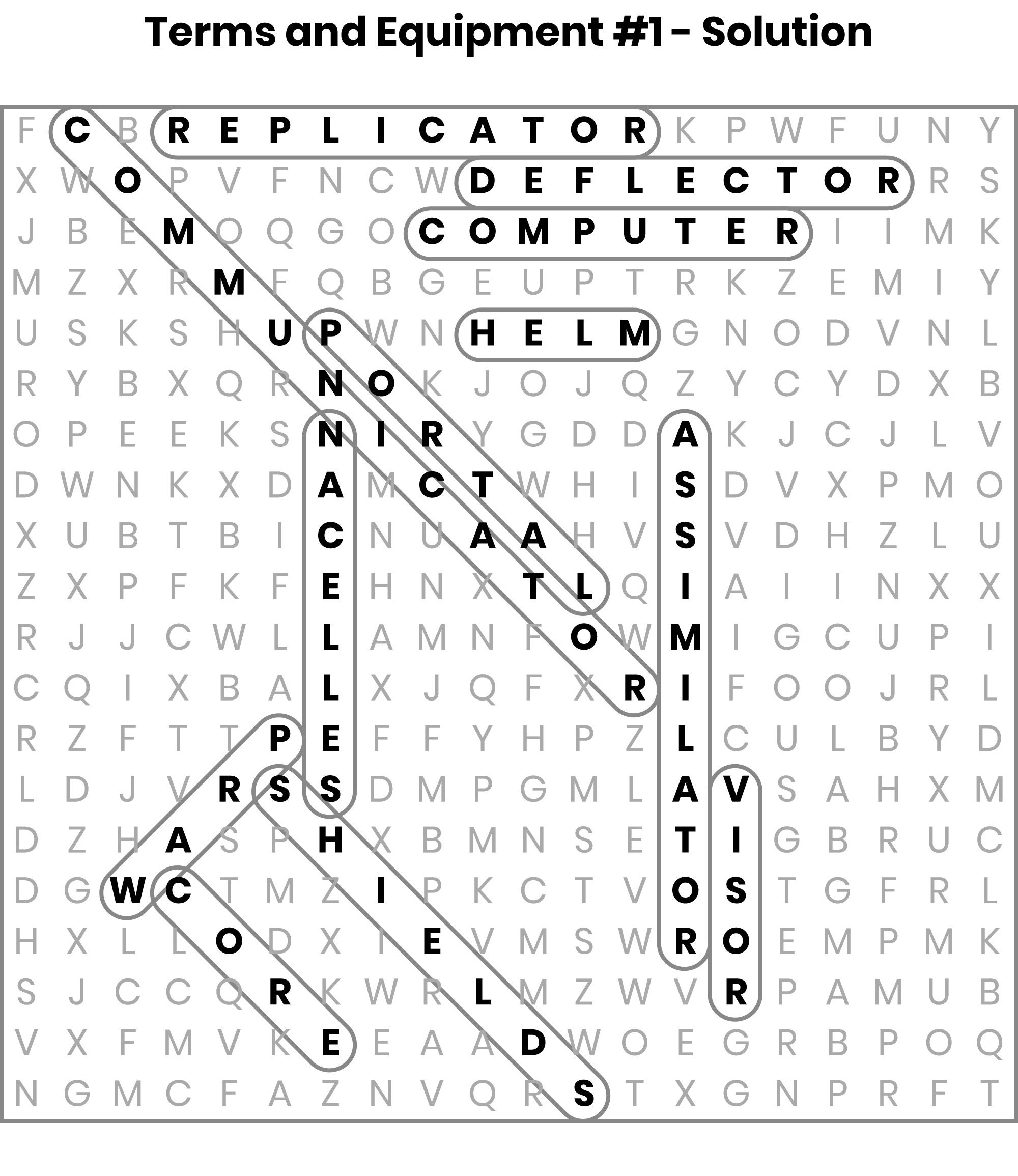 printable star trek crossword puzzles