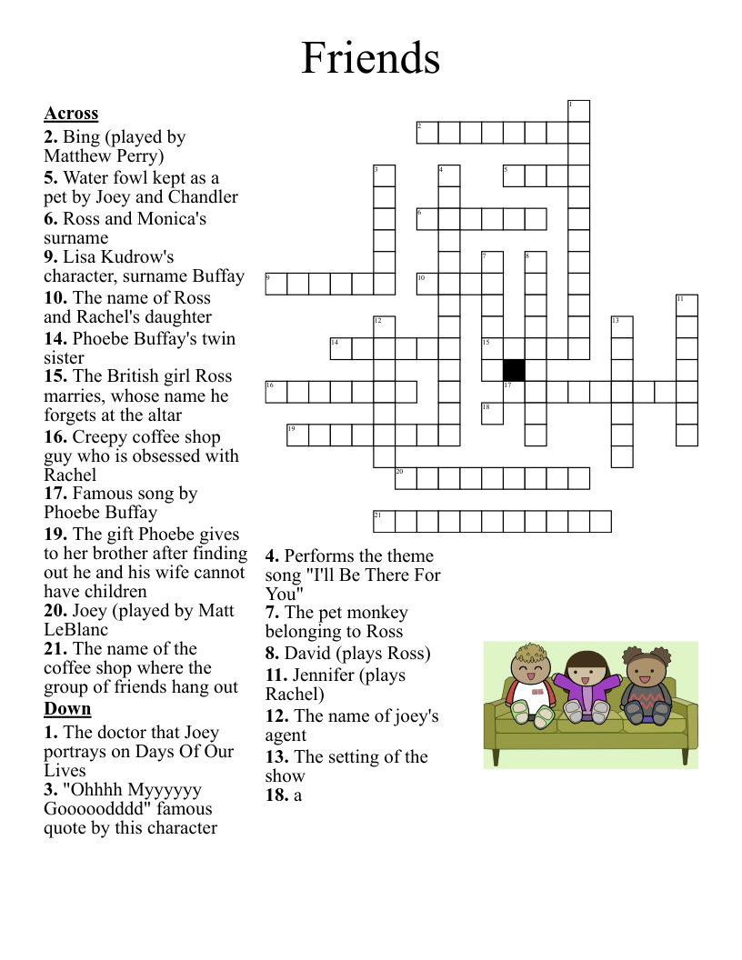 Television Crossword WordMint