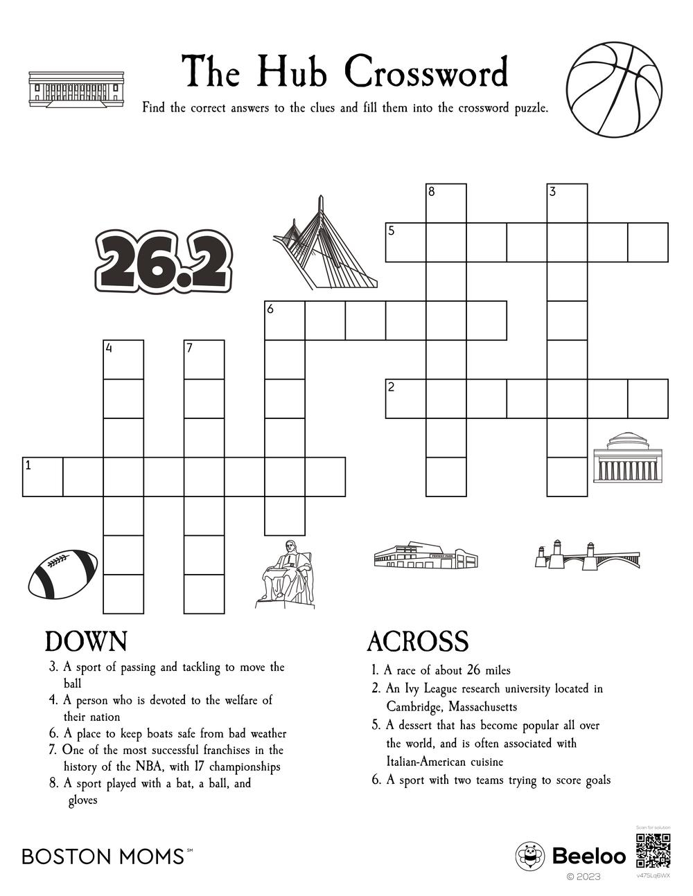 The Hub Crossword Beeloo Printable Crafts And Activities For Kids