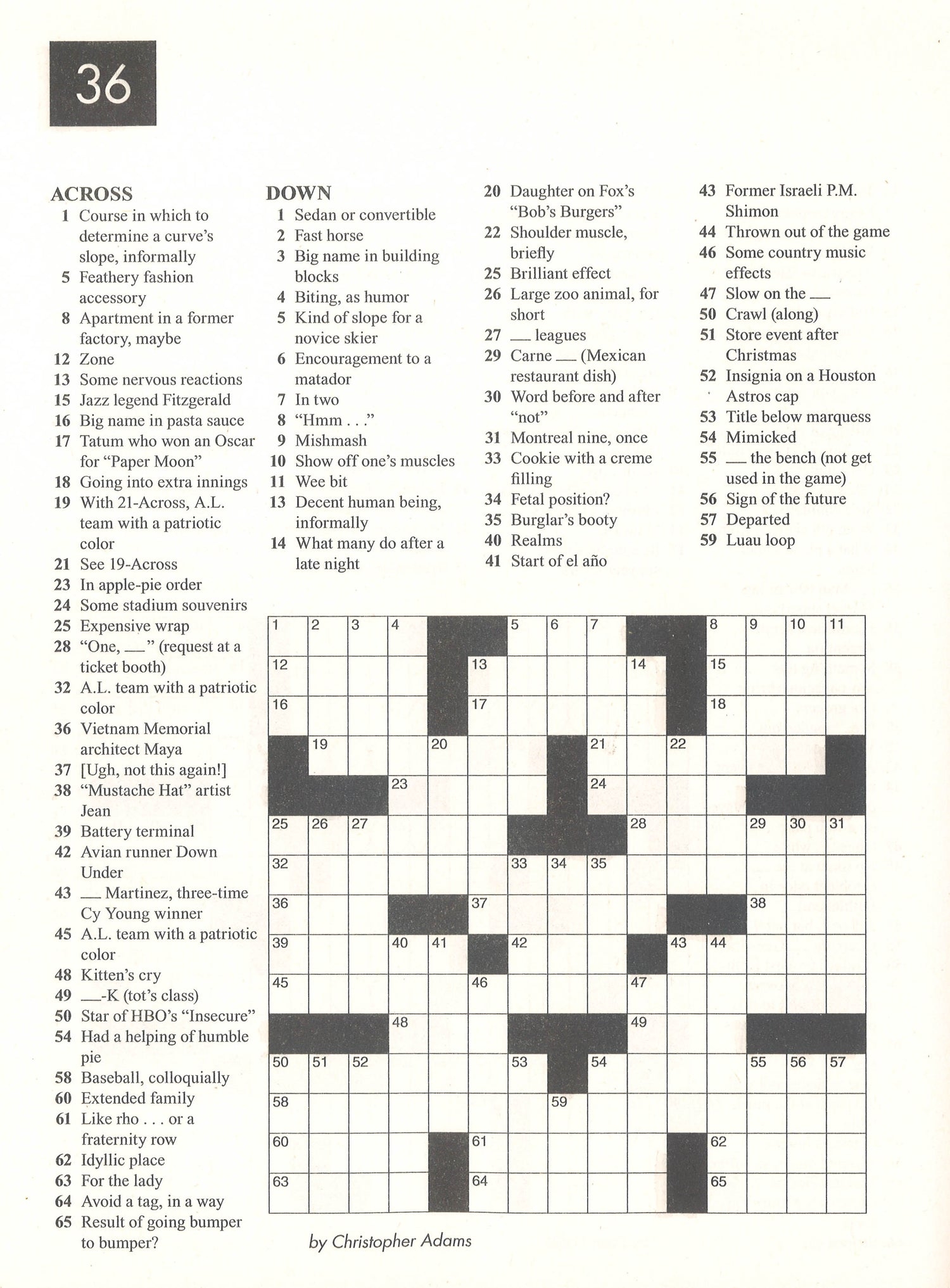 printable ny times crosswords