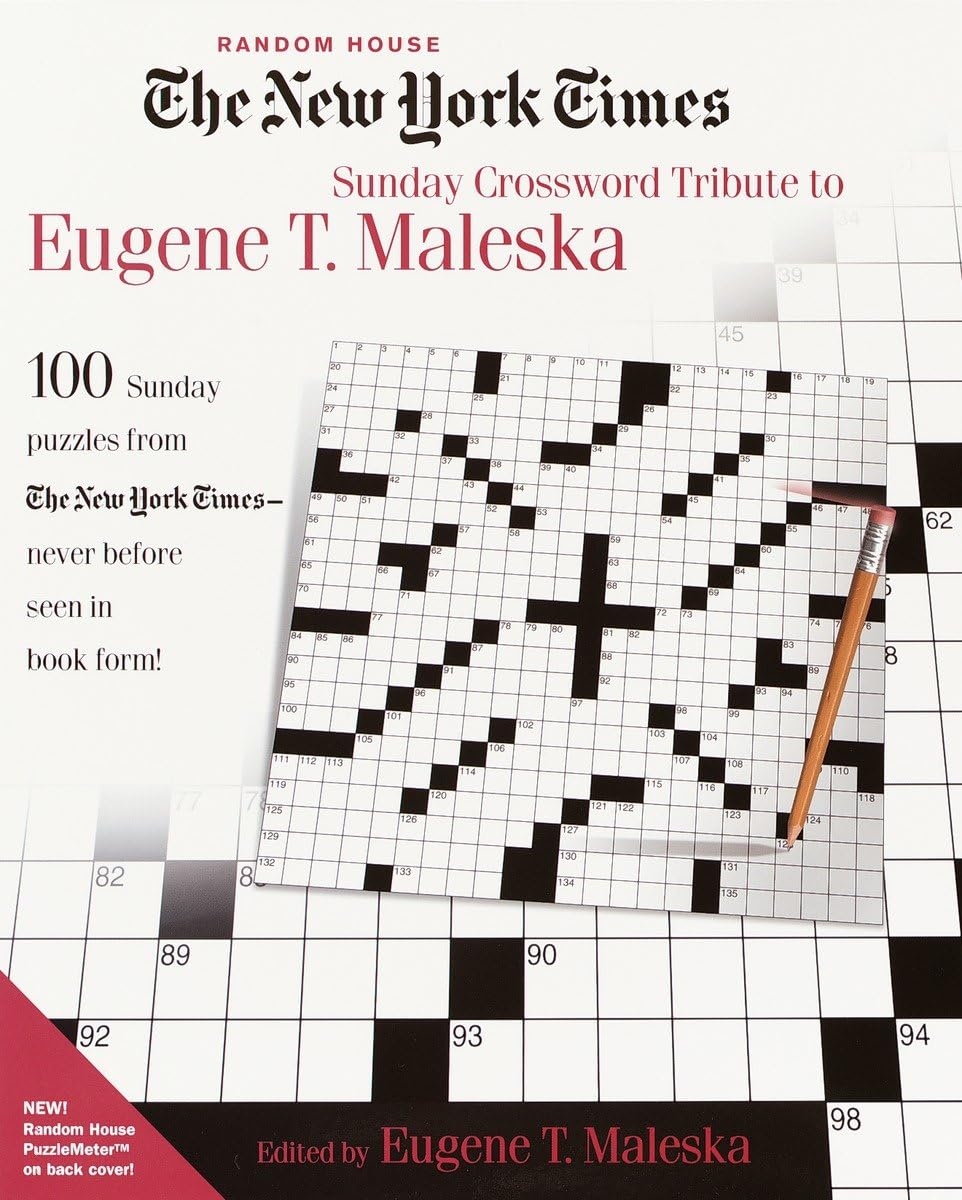 The New York Times Sunday Crossword Tribute To Eugene T Maleska Maleska Eugene 9780812933840 Amazon Books