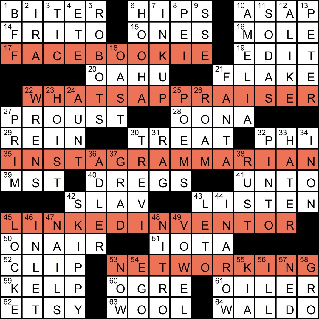 The Puzzle Society Crossword Crossing 2018