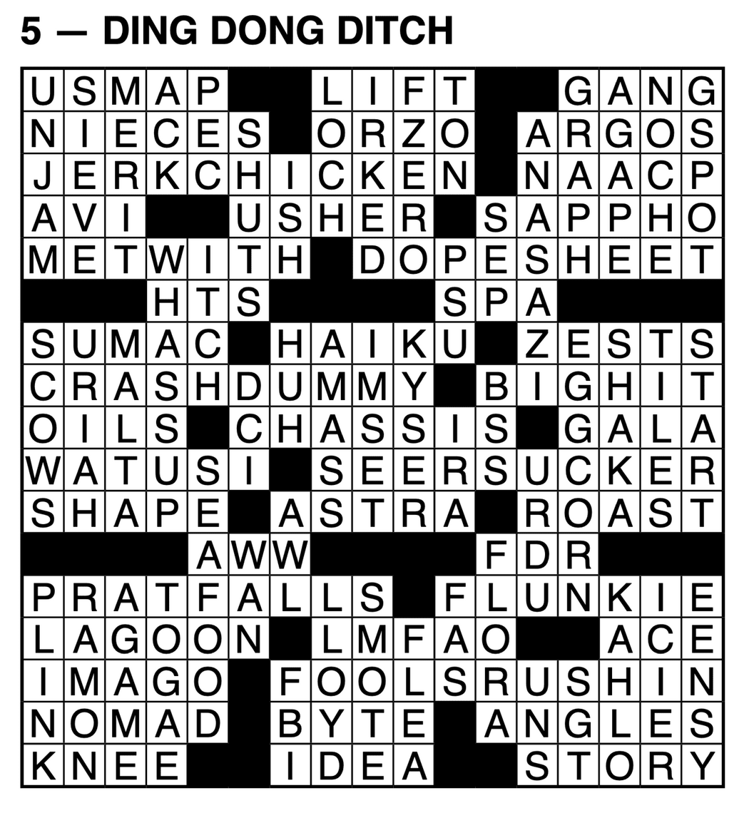 crossword puzzles printable ny times