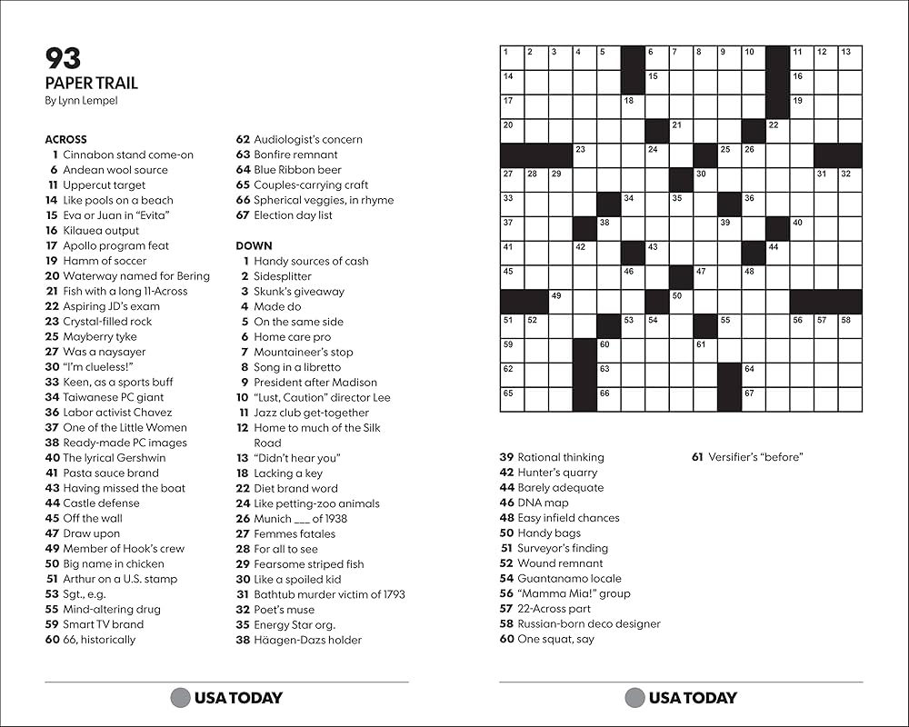 USA TODAY Crossword Super Challenge 3 USA Today Puzzles USA TODAY 9781524867171 Amazon Books