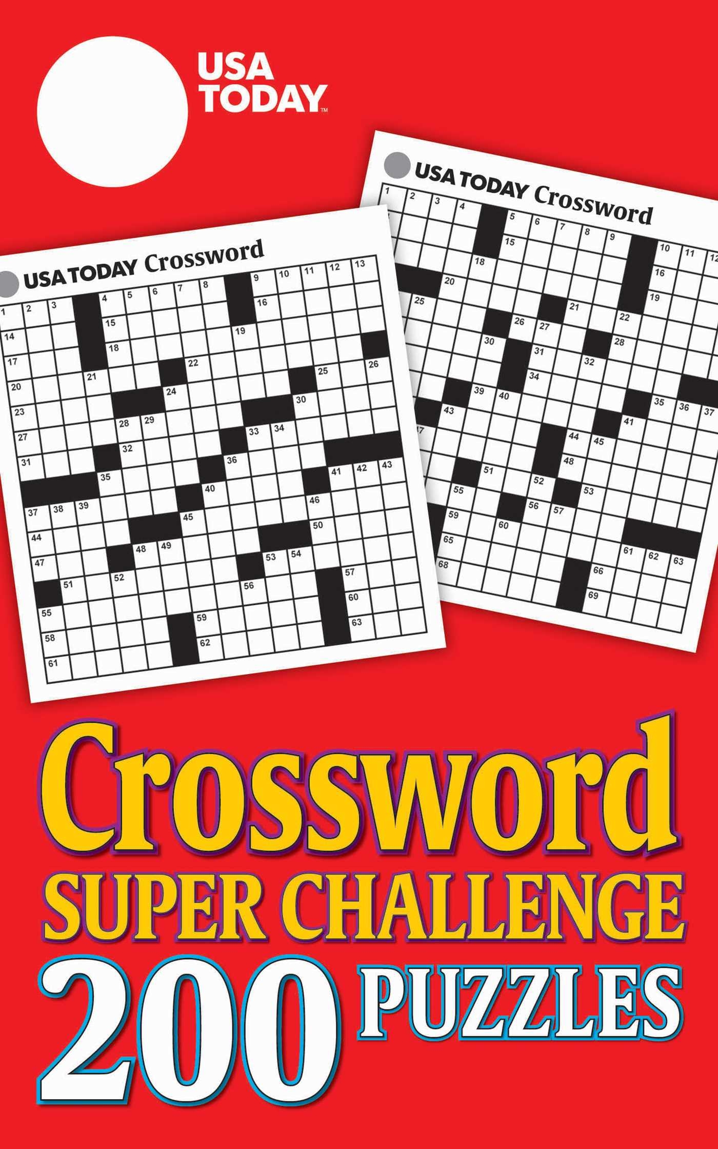 USA Today Puzzles USA TODAY Crossword Super Challenge 200 Worksheets Library