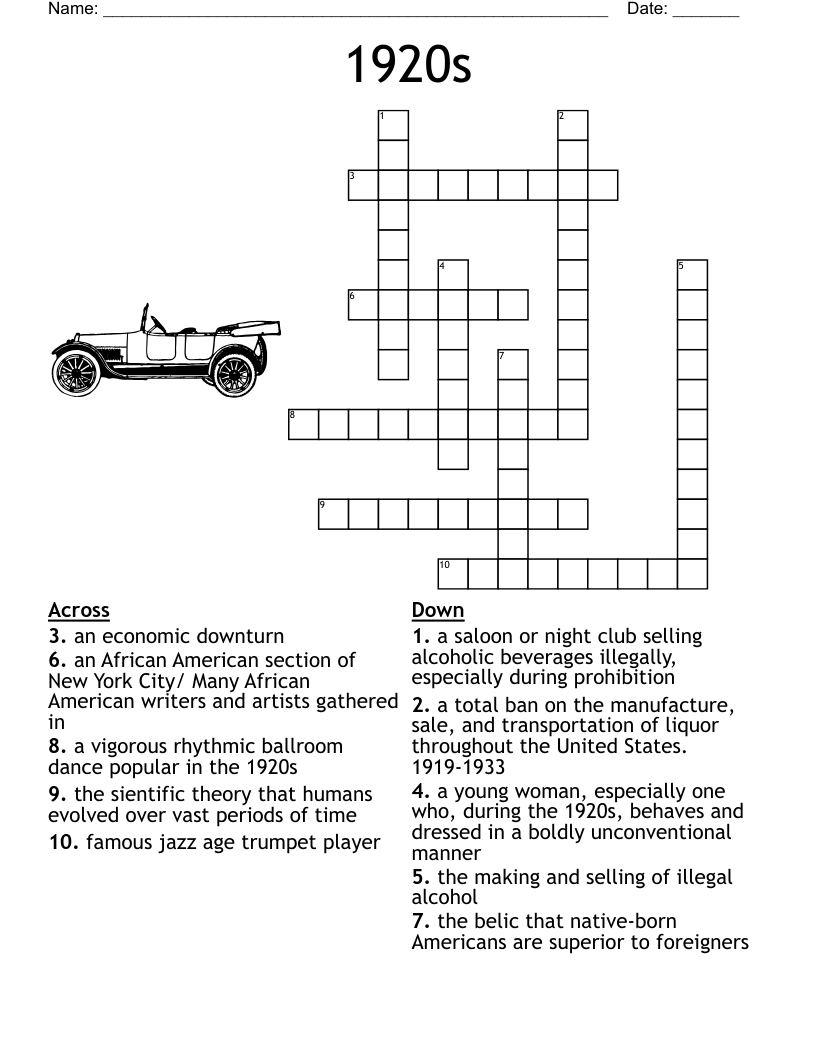Virginia Crossword Puzzle WordMint